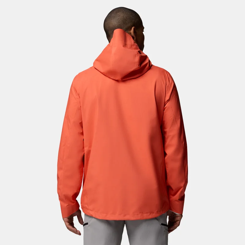 Columbia Orange Men's Trailborne Hiking Shell Jacket for Men | Best Price UAE